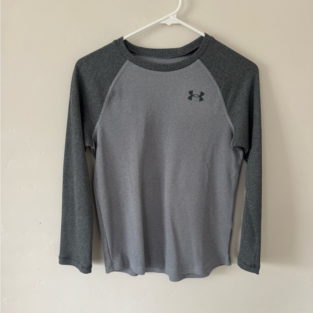 Under Armour Two-Tone Gray Long Sleeve Shirt